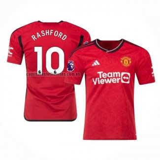 Camiseta Manchester United Jugador Rashford Primera 2023 2024